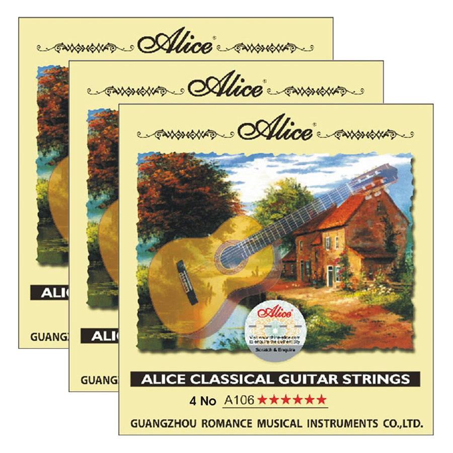 Combo 3 Bộ Dây Dàn Guitar Classic Alice A106P