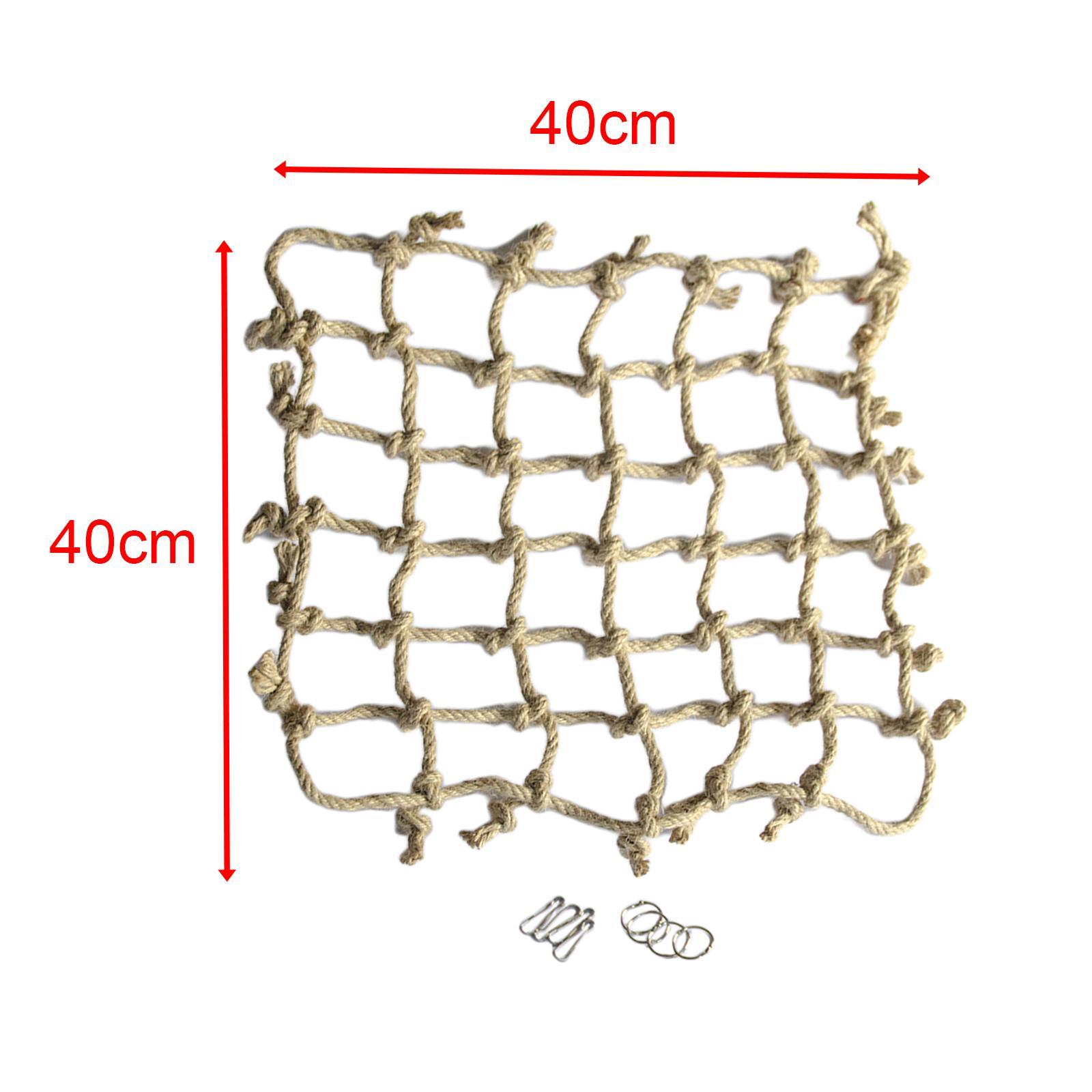 Pet Parrot Climbing Net Cage Perch Hanging Ladder Hammock Cage Swing