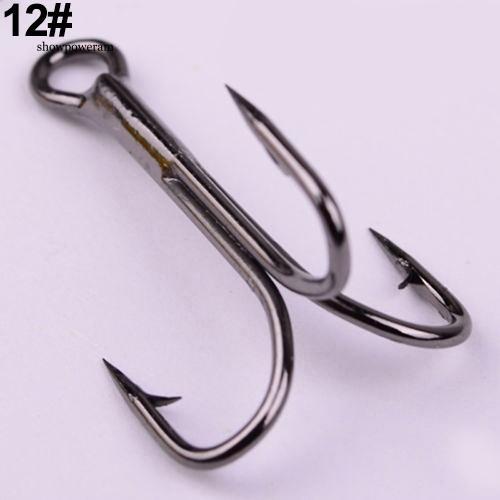 Set 100 móc câu cá với kích thước 2/4/6/8/10/12 tiện dụng
