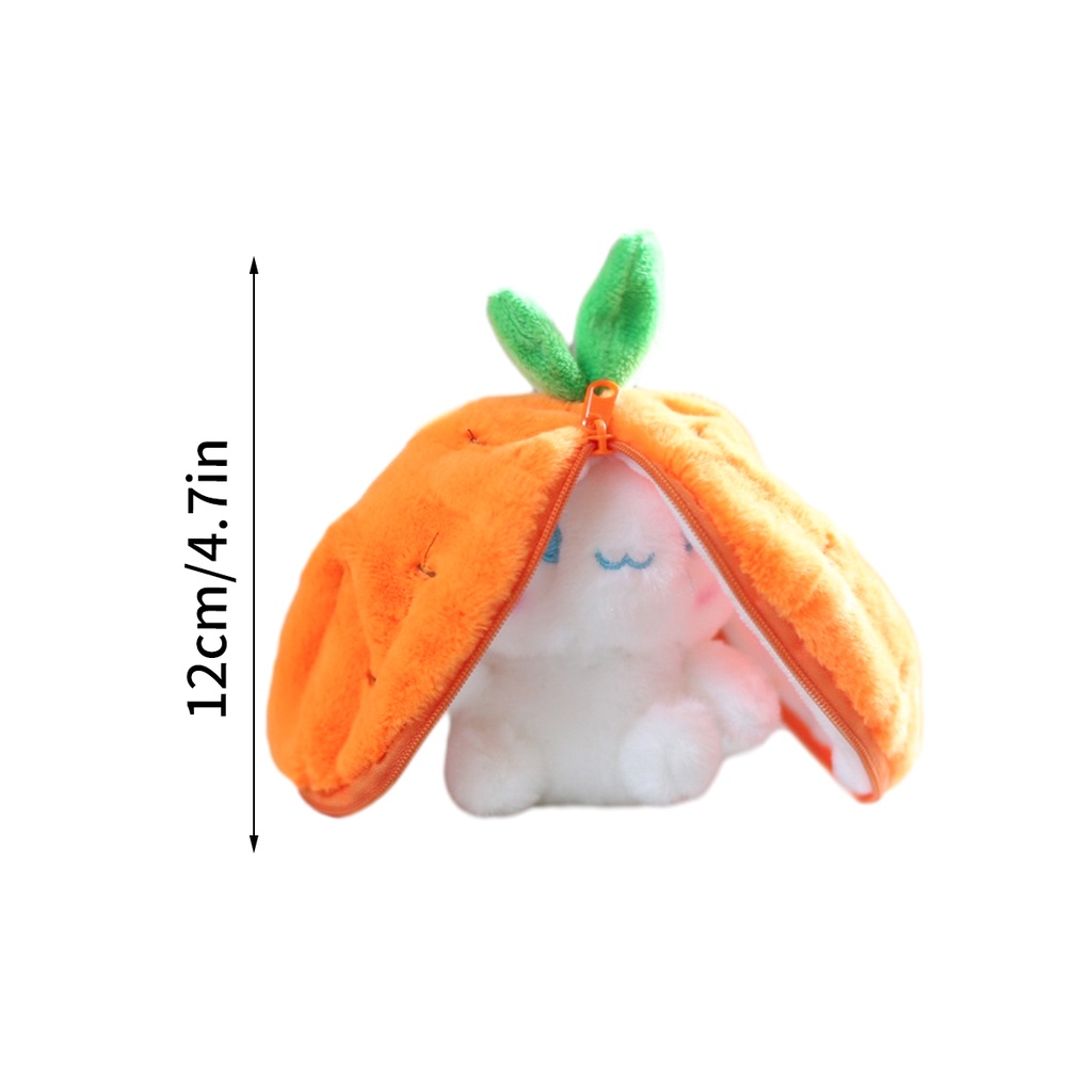 Móc Khóa Balo Đồ Chơi Gấu Bông Thỏ Cinnamoroll 2in1 Thỏ Tai Dài Cà Rốt Dâu Tây Dứa Mềm Mịn Đáng Yêu