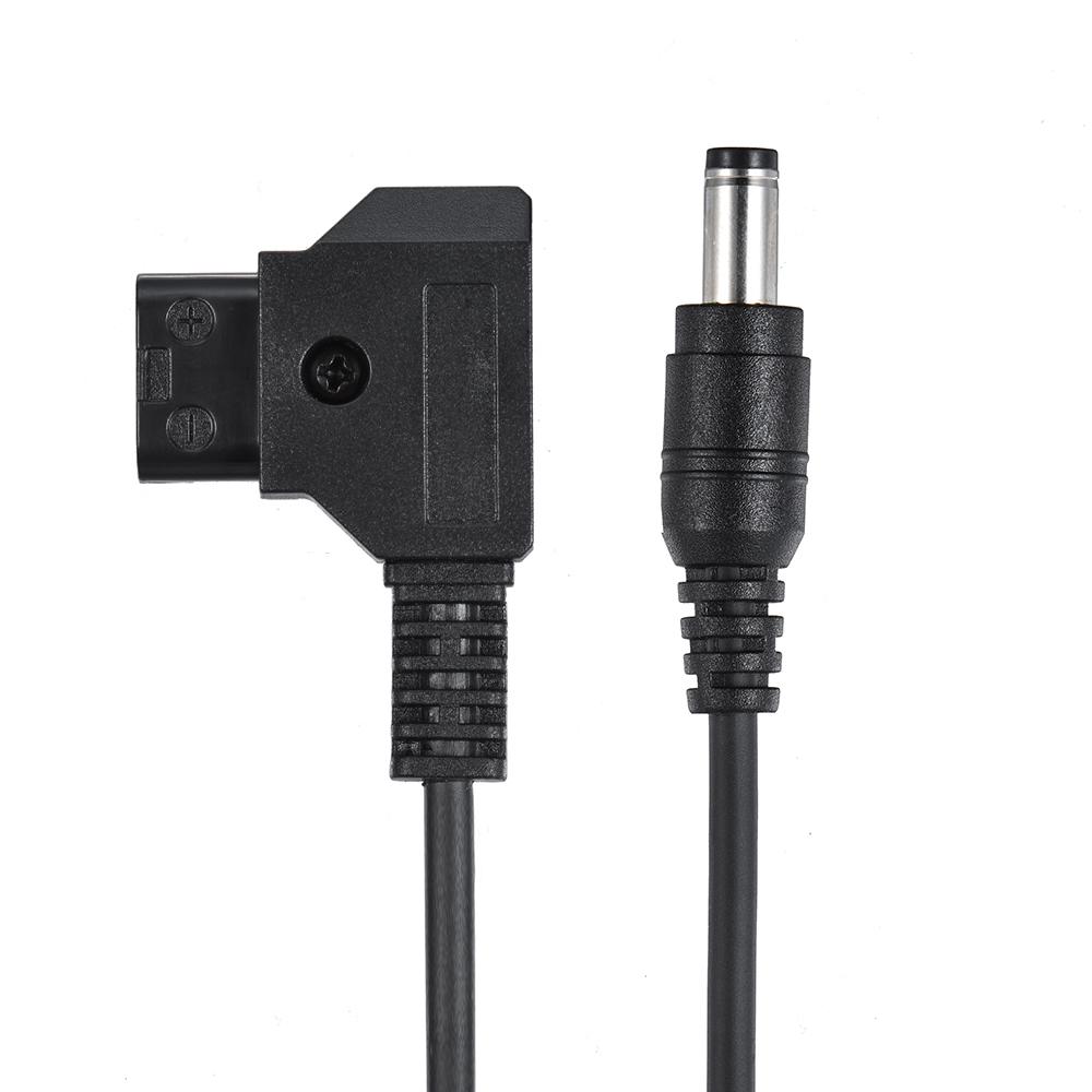Cáp chuyển đổi D-Tap 2Pin Male to DC 5.5*2.5mm cuộn cho V-Mount Anton Pin Máy ảnh DSLR Rig Nguồn điện