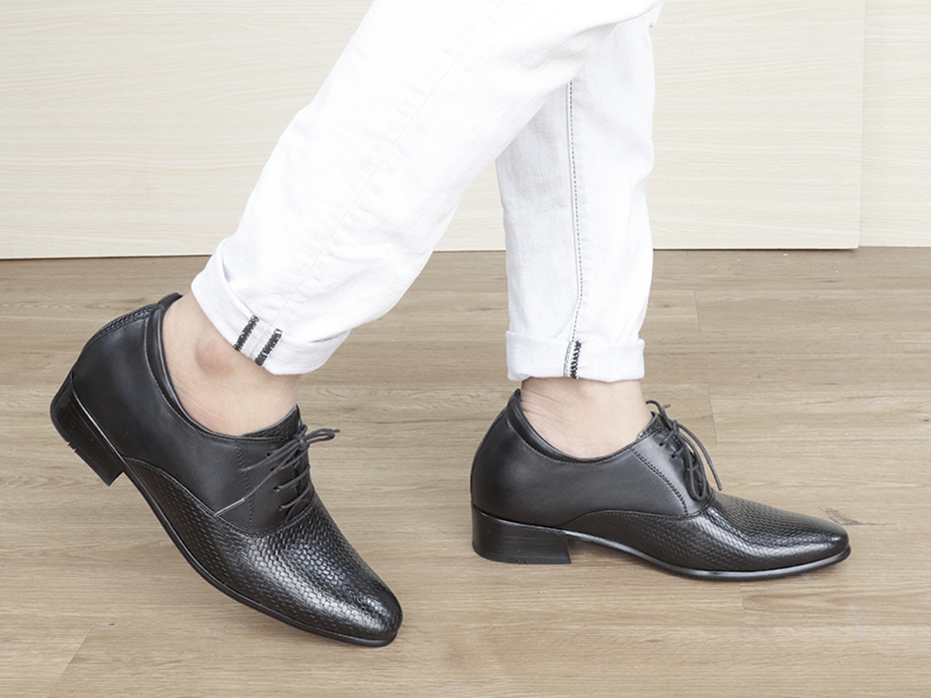 GIÀY TĂNG CHIỀU CAO GIÀY CAO DÀNH CHO NAM GIỚI T&TRA S1062 CỘT DÂY - CAO 8CM GIÀY ĐỘN NAM CAO VƯỢT TRỘI
