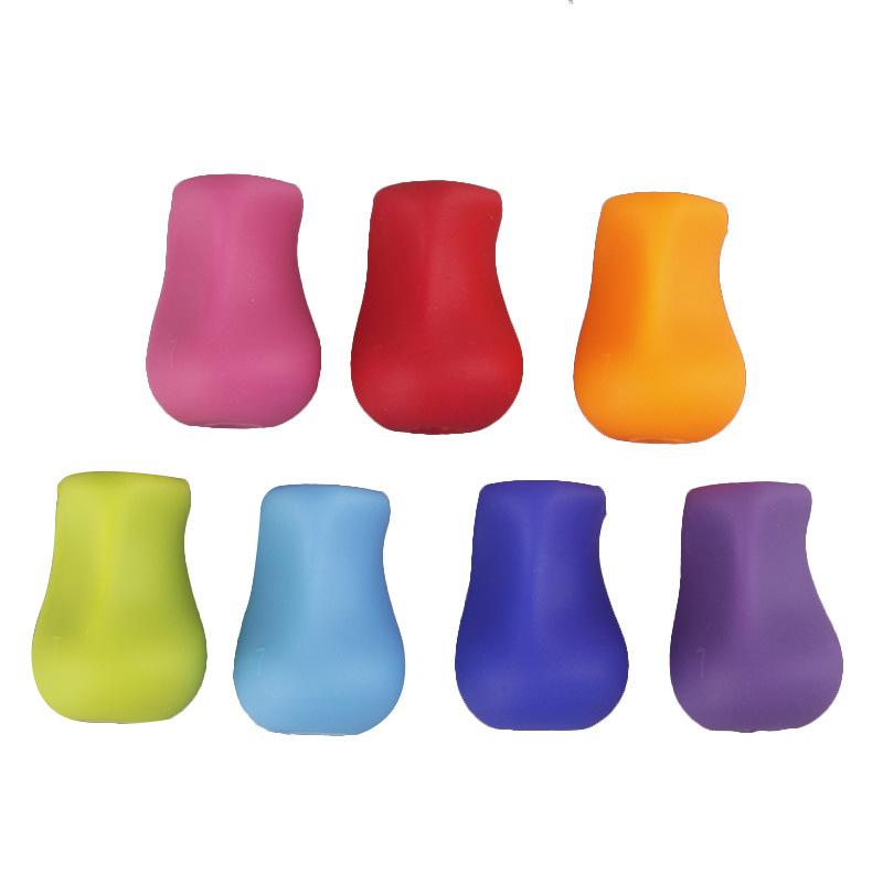 Tay cầm bút 7 mảnh, Tay cầm bút chì cho trẻ em, Dụng cụ viết sửa tư thế cầm tay silicone