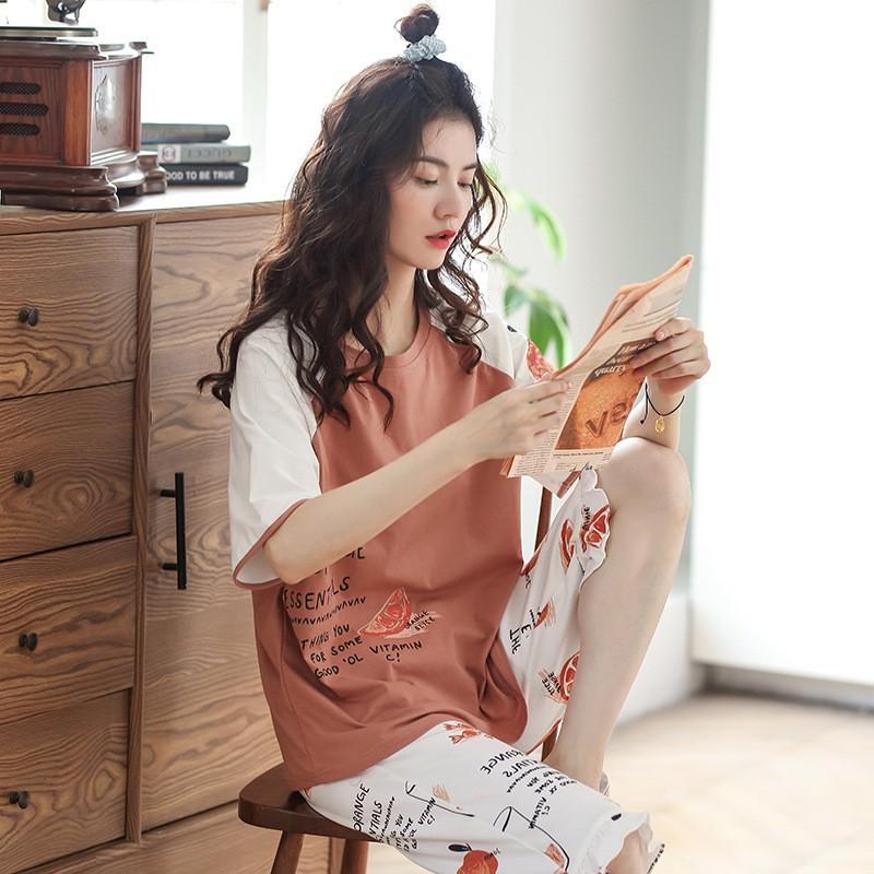 Bộ lửng phối hoa quần viền bèo