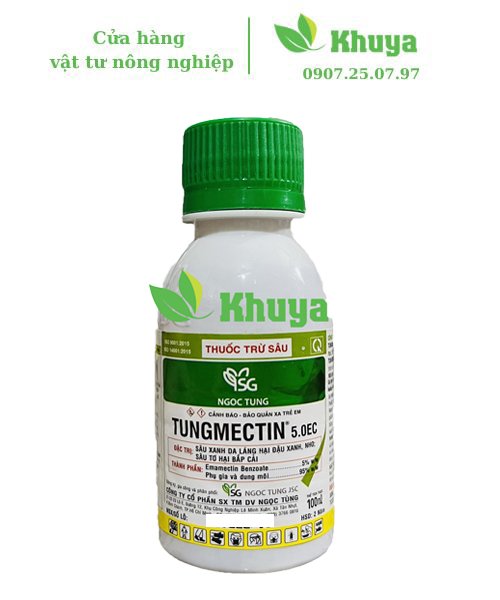 Thuốc trừ sâu Tungmectin 5,0EC Đặc trừ Sâu