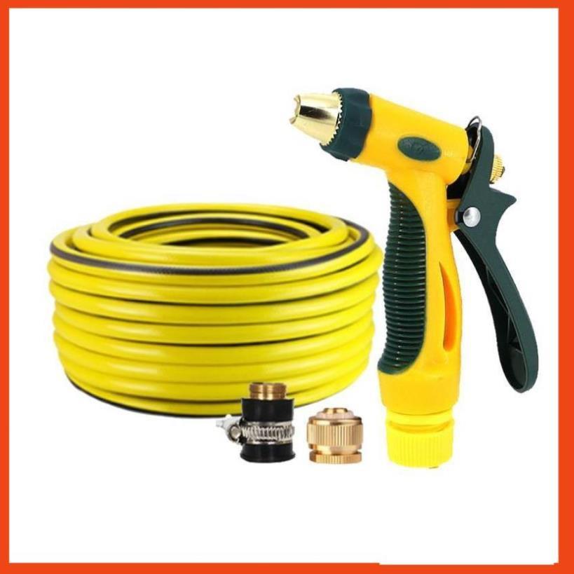 Bộ dây vòi xịt nước rửa xe, tưới cây tăng áp 3 lần,loại 3-5M  206317