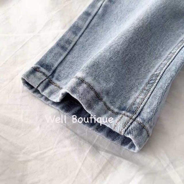 Quần baggy basic cuốn lai kèm ảnh thật và video quay cận vải