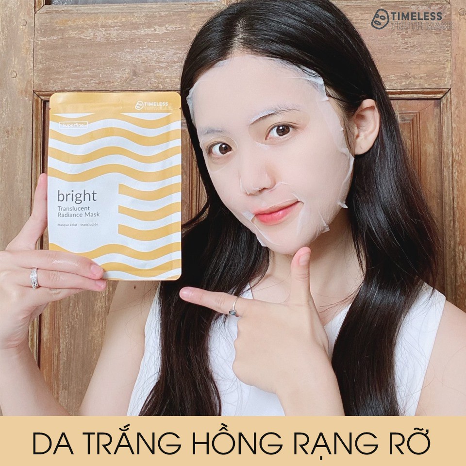 Mặt nạ sợi tơ siêu nhẹ làm trắng da, bổ sung collagen Timeless Truth Mask Superfine Bright