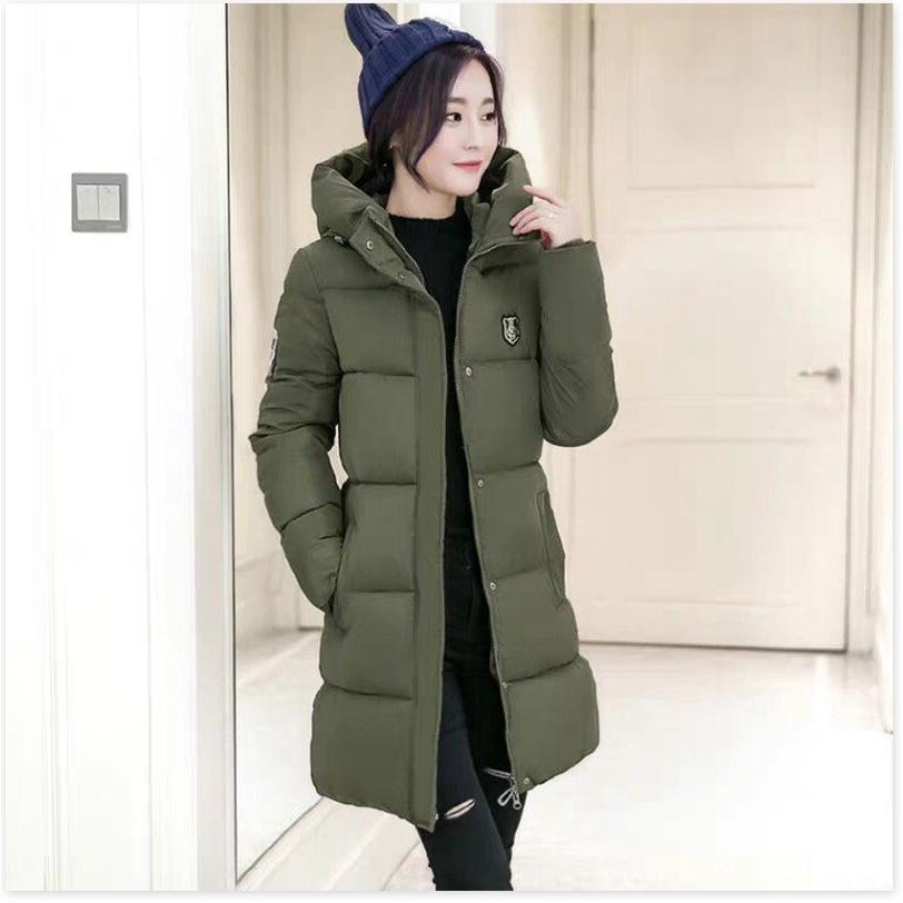 ÁO KHOÁC PHAO NỮ 3 LỚP DÁNG DÀI