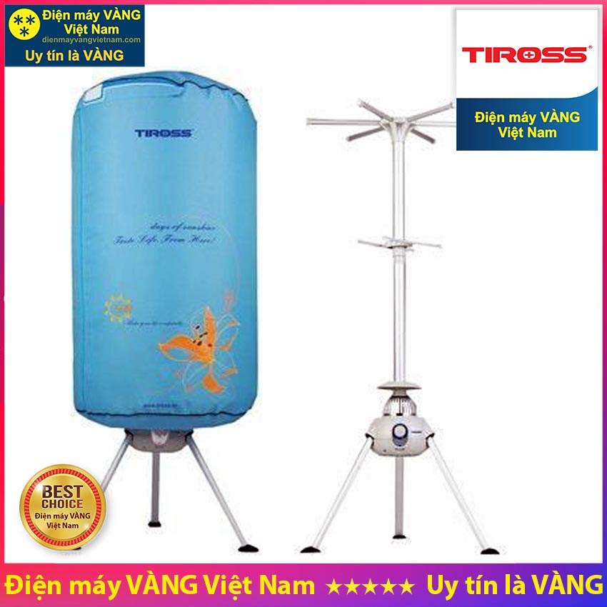 Máy sấy quần áo Tiross Máy sấy quần áo Tiross TS880 (TS-880) - 8 Kg, 900W (TS-880) - 8 Kg, 900W - Hàng chính hãng