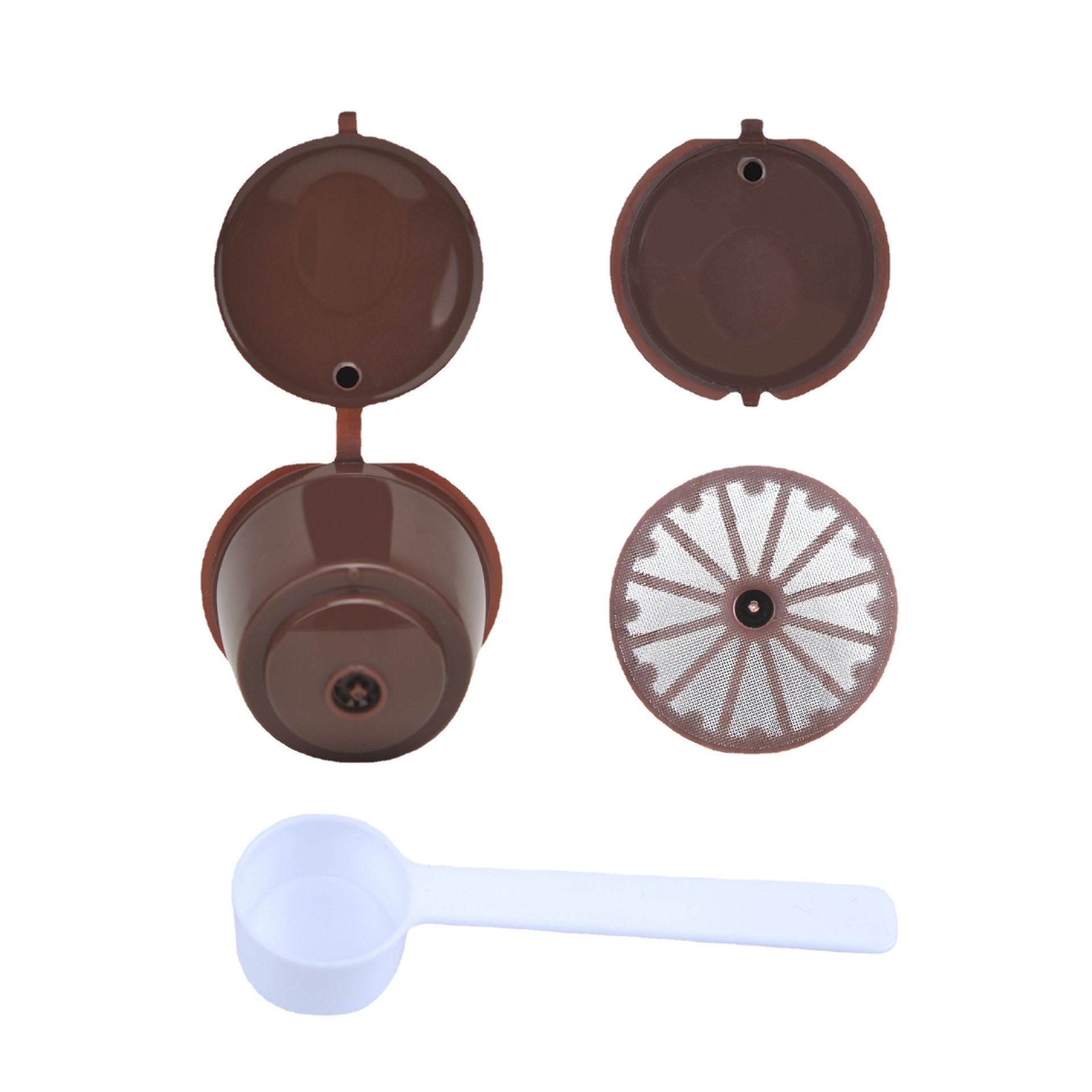 Reusable Coffee Capsules Cup Filter for Dolce Gusto Refillable Brewers Nescafe