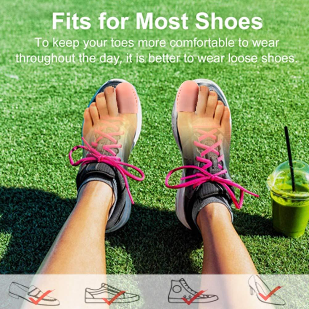 Ngón chân to, 10 miếng bảo vệ ngón chân silicon, bảo vệ ngón chân, tay áo ngón chân, cho bong bóng, mắt gà, ngón chân búa, giảm đau do ma sát và nhiều hơn nữa.