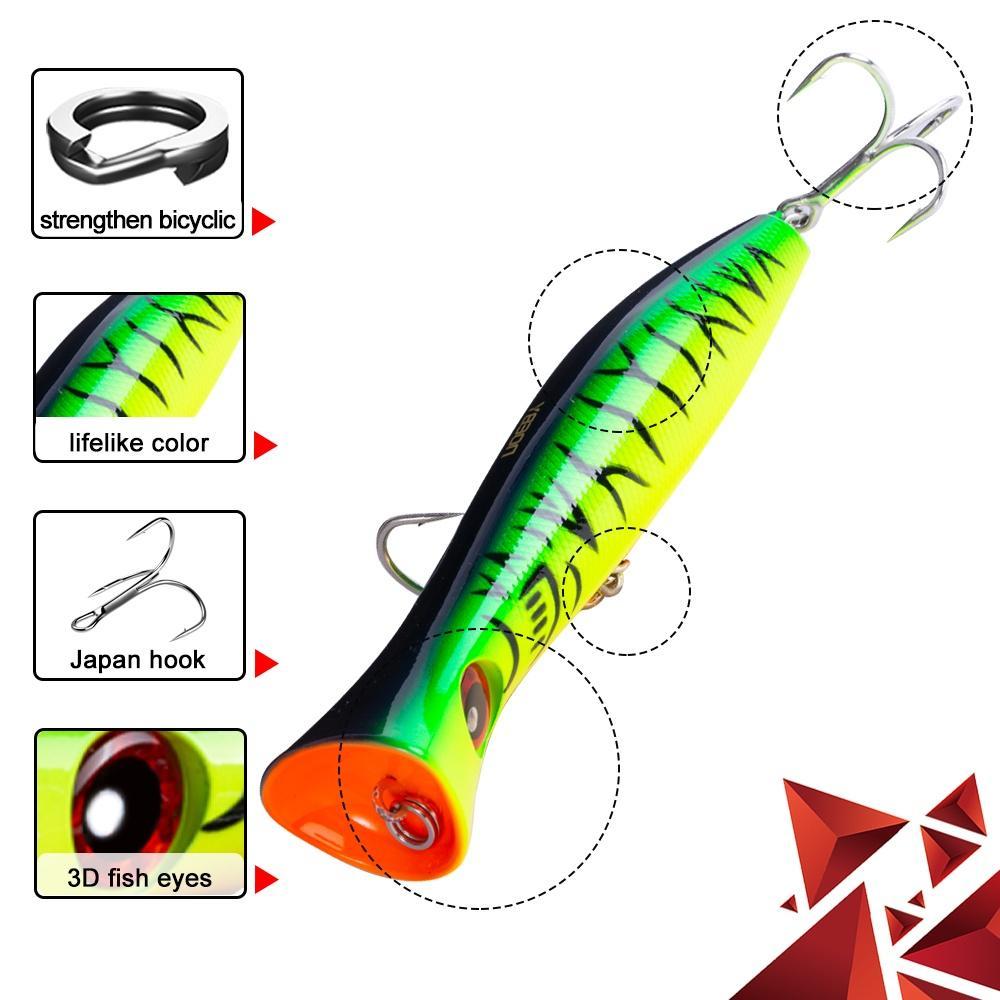 Mồi Câu Cá Nhân Tạo Cứng 200mm 116g Kèm 3 Lưỡi Câu Chắc Chắn Cho GT Tuna Marlin NBL9248