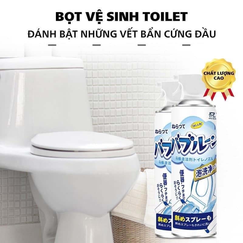 CHAI XỊT BỌT TẨY TOILET, KHỬ MÙI NHÀ VỆ SINH, NHÀ TẮM ĐA NĂNG