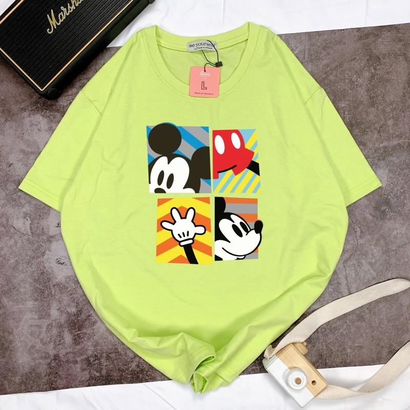 Áo Thun Tay Ngắn UNISEX MICKEY - Hình chụp thật