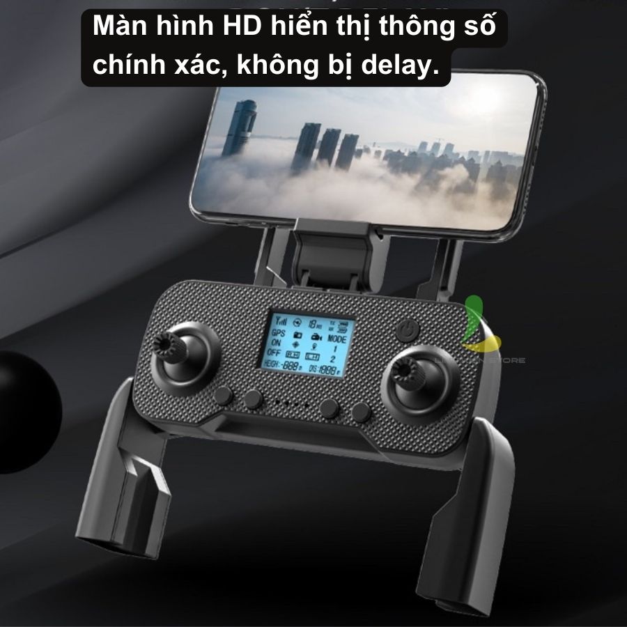 Máy bay flycam SG108 5G Wifi FPV 4K HD Camera Kép, Có cảm biến bụng hỗ trợ chống rung ELS, bay 25 phút - Hàng chính hãng