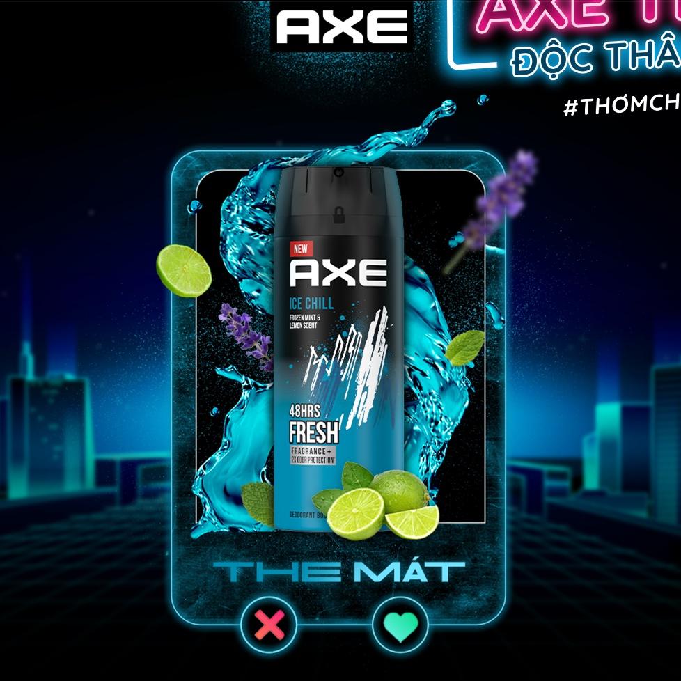 Xịt khử mùi toàn thân cho nam Axe Dark Temptation 135ml