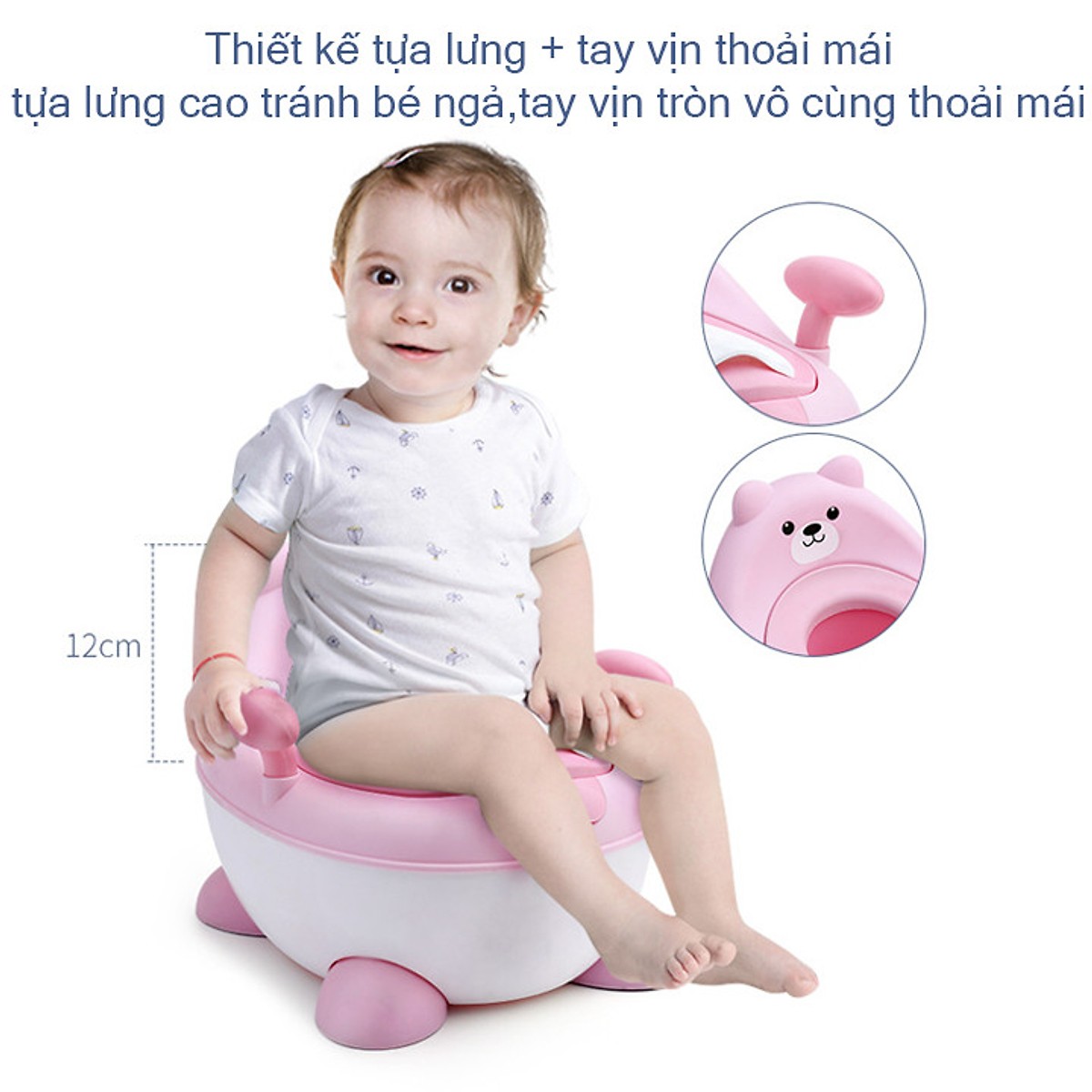 Bô vệ sinh trẻ em - Bệ ngồi toilet trẻ em - Bô trẻ em -Bô siêu xinh xắn cho baby