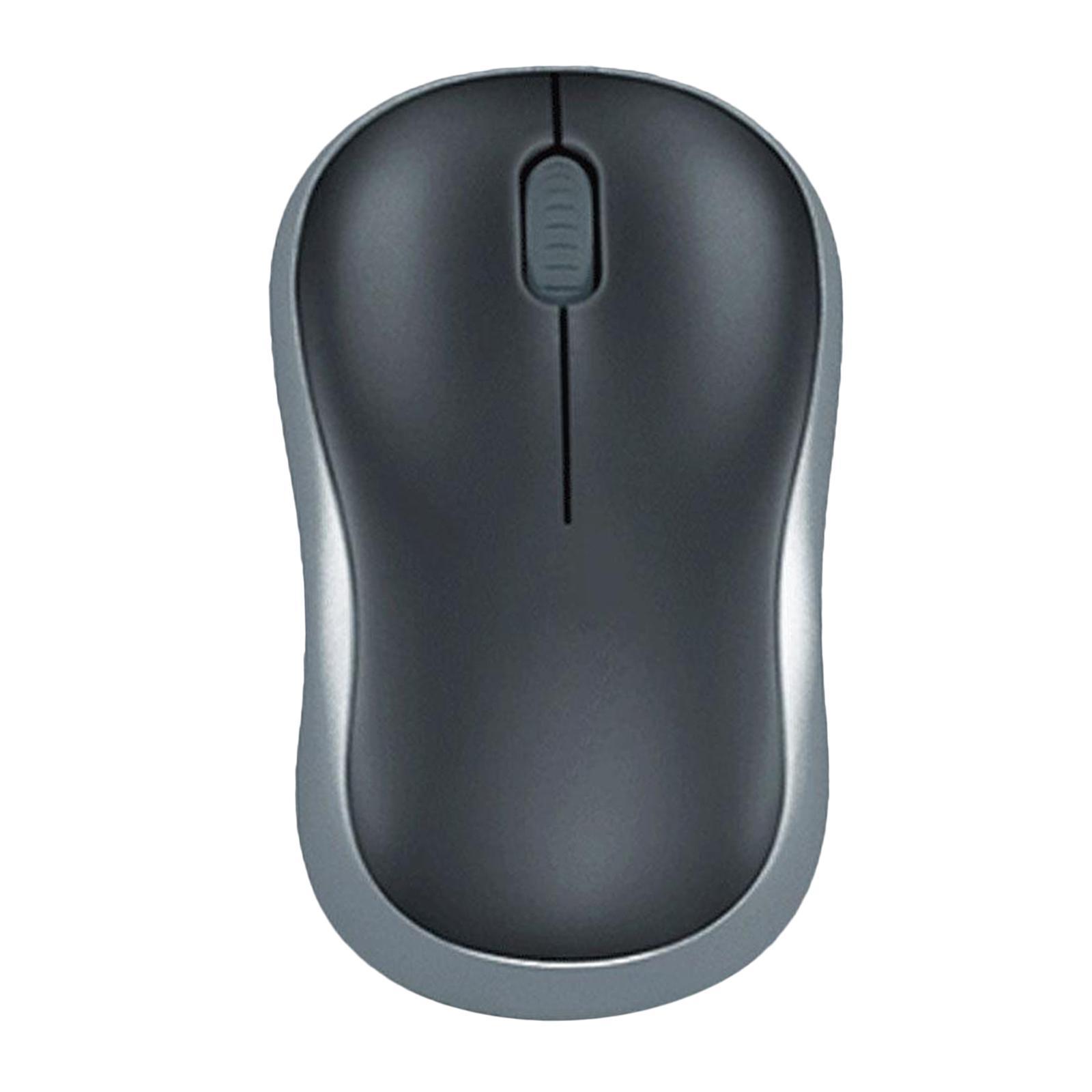 Slim Compact Wireless Mouse 1000dpi & USB Receiver for Laptops