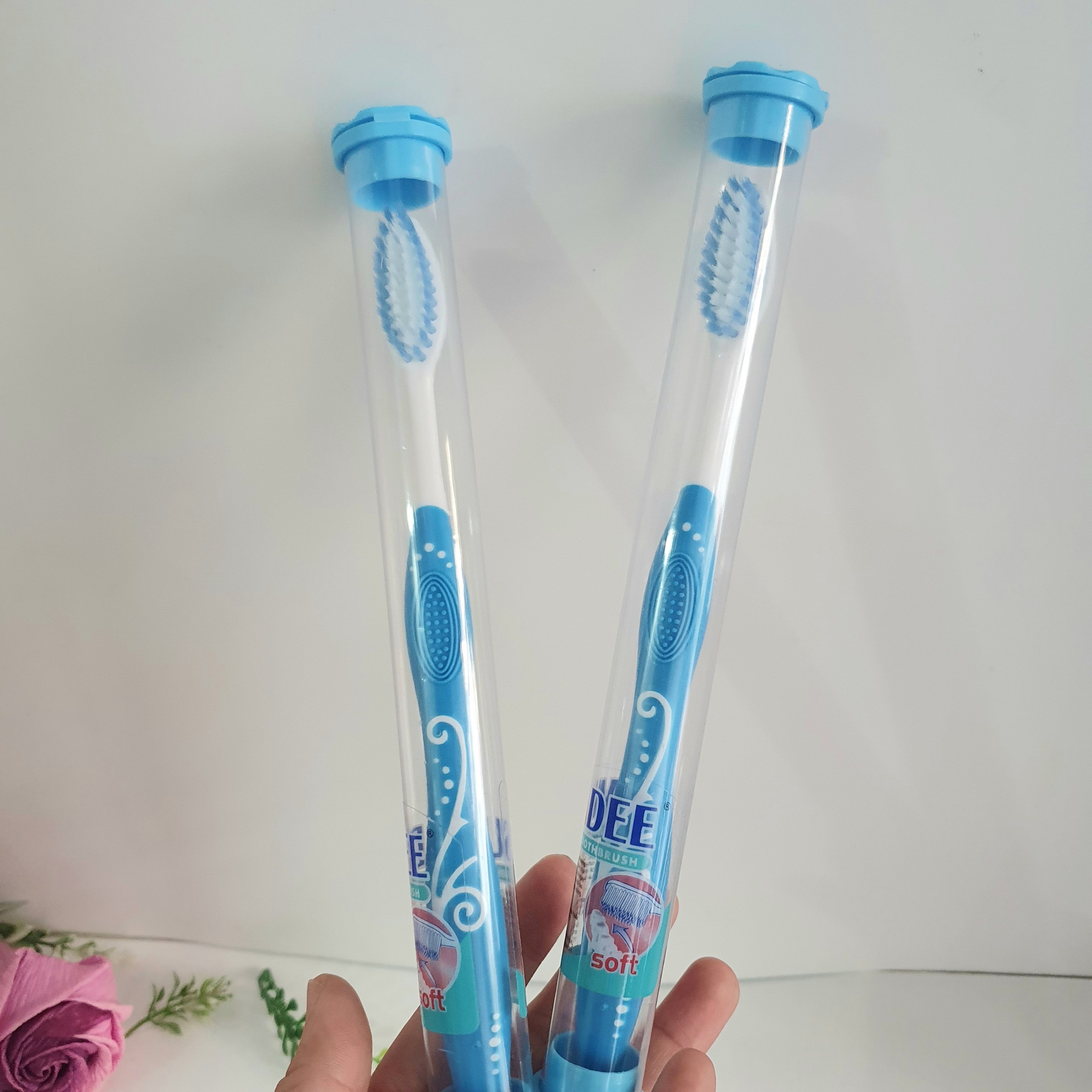 Combo 10 Bàn Chải Lông Mềm Thái Lan Có Hộp Đựng