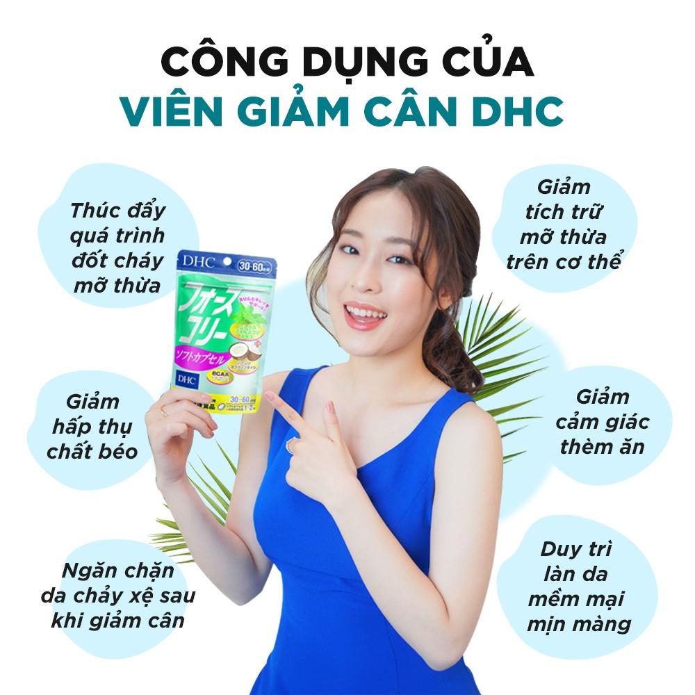 Viên Uống Dầu Dừa Hỗ Trợ Giảm Cân DHC 30 ngày