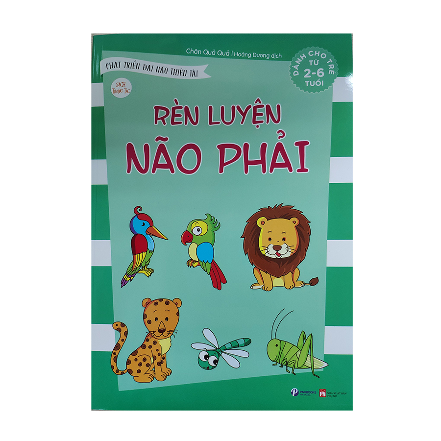 Combo Phát Triển Đại Não Thiên Tài-Rèn Luyện Não Trái+Rèn Luyện Não Phải (2 cuốn)