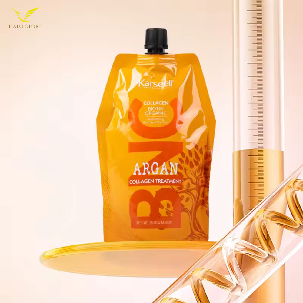 Kem hấp ủ tóc siêu mượt Karseell BNC Argan hair mask 500ml, Dầu hấp ủ tóc hương nước hoa