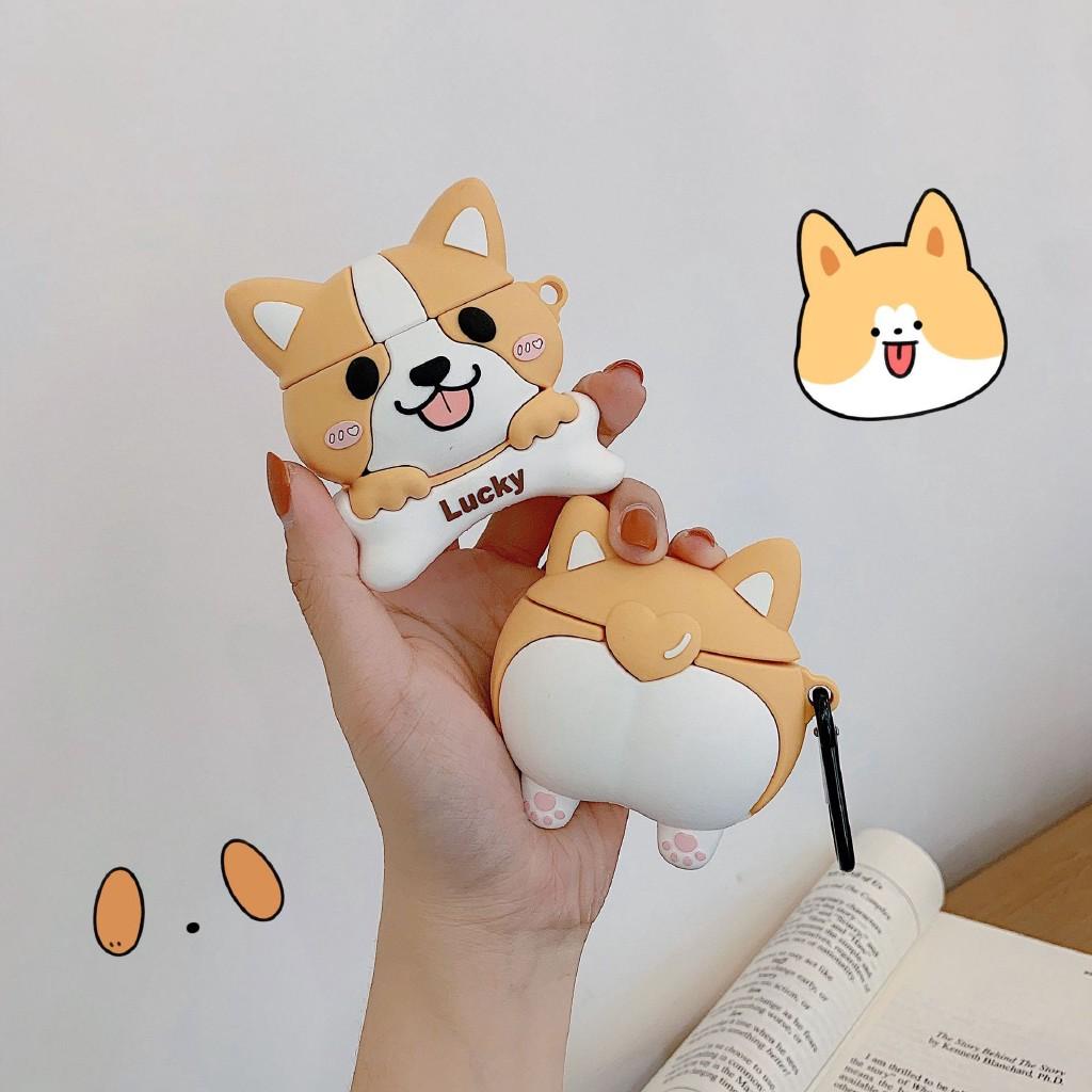 Case 1/2 &  MODEL MÔNG XINH CORGI Dành Cho Tai Nghe Không Dây (Bluetooth)