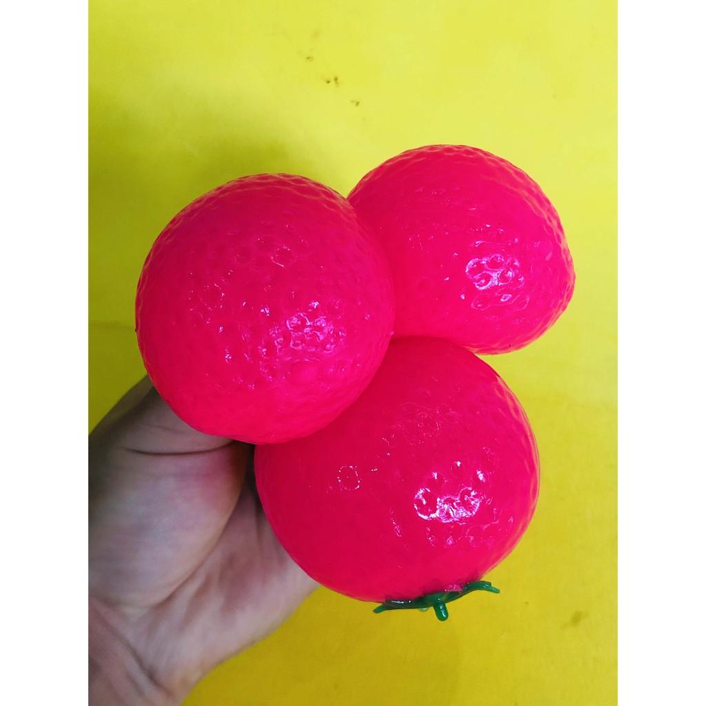 Gudetama Squishy bóp trút giận hình quả cà chua hồng