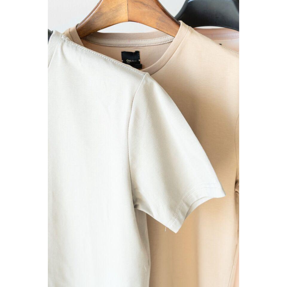 Áo phông ORI plan cotton 3004-Hồng