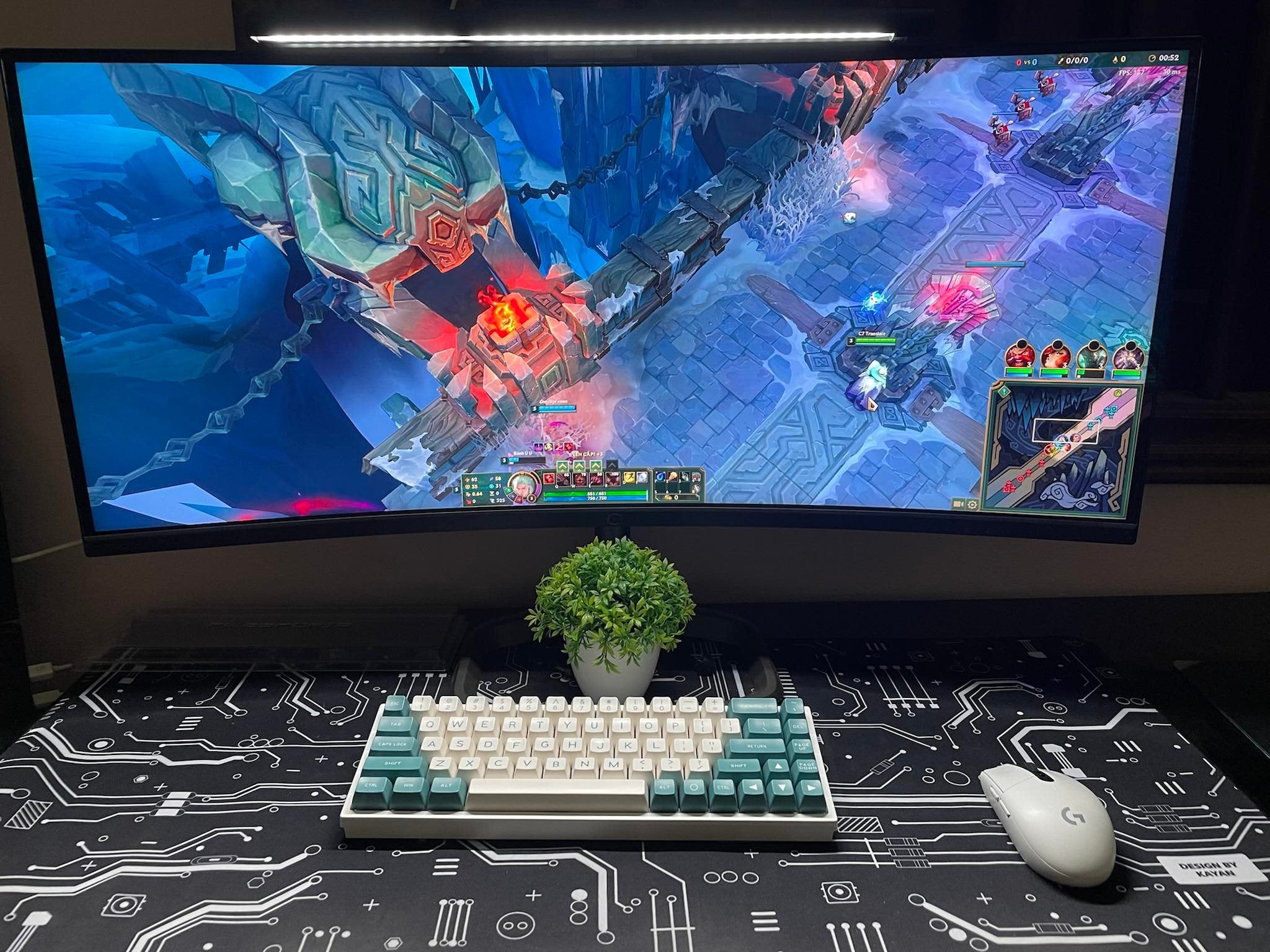 Bàn phím cơ FL-Esports FL680SAM (Night Black/Peach/Aqua Green/Purple/Banana) 3 mode - Hàng chính hãng