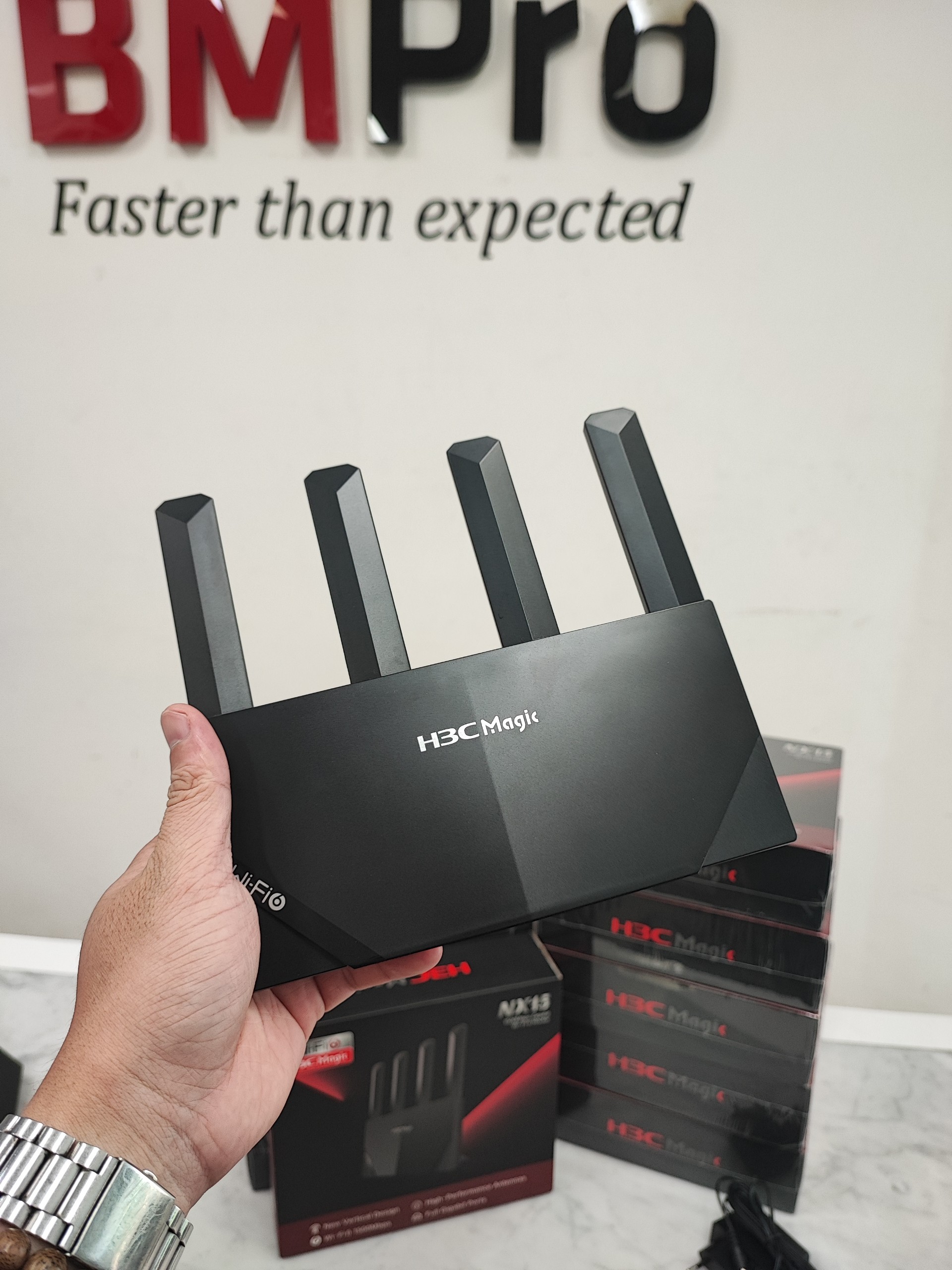 Bộ Phát WiFi H3C NX15 Băng Tần Kép Chuẩn WiFi 6 AX1500 - Hàng Chính Hãng