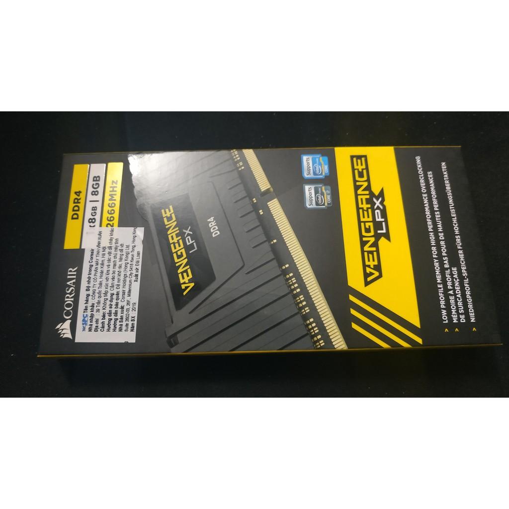 Ram PC Corsair Vengeance LPX 8GB 2666MHz DDR4 CMK8GX4M1A2666C16- Hàng Chính Hãng