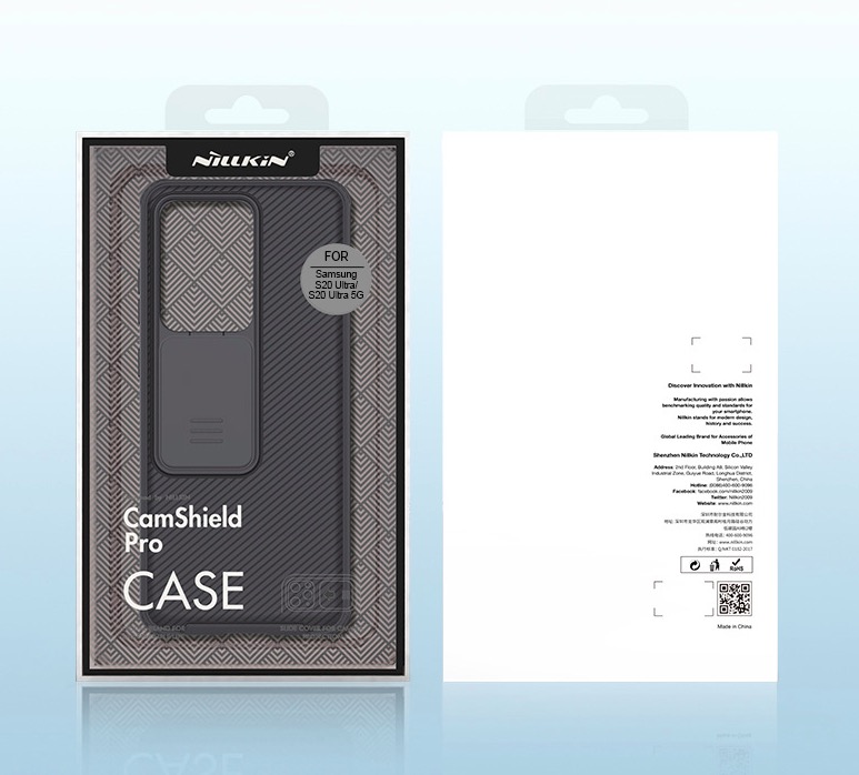 Ốp lưng chống sốc bảo vệ Camera cho SamSung Galaxy S20 Ultra hiệu Nillkin Camshield - Hàng chính hãng