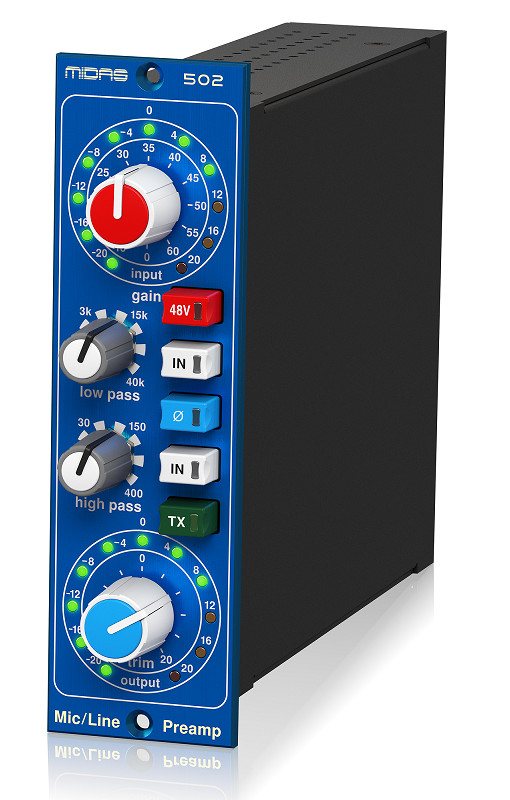 MIDAS MICROPHONE PREAMPLIFIER 502 V2-Hàng Chính Hãng