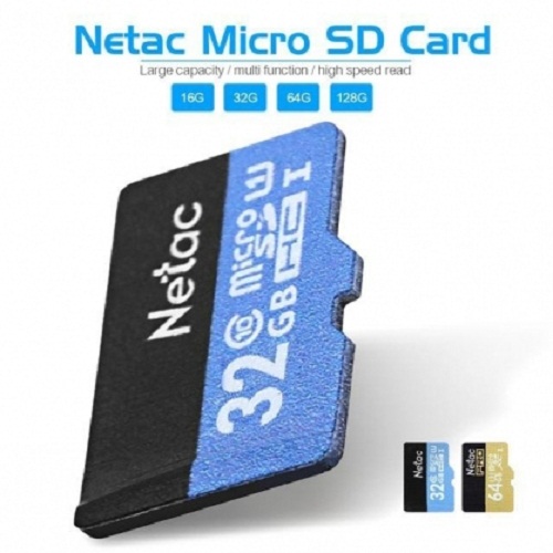 Thẻ Nhớ Class 10 Micro SDHC Netac 32Gb - Hàng Chính Hãng