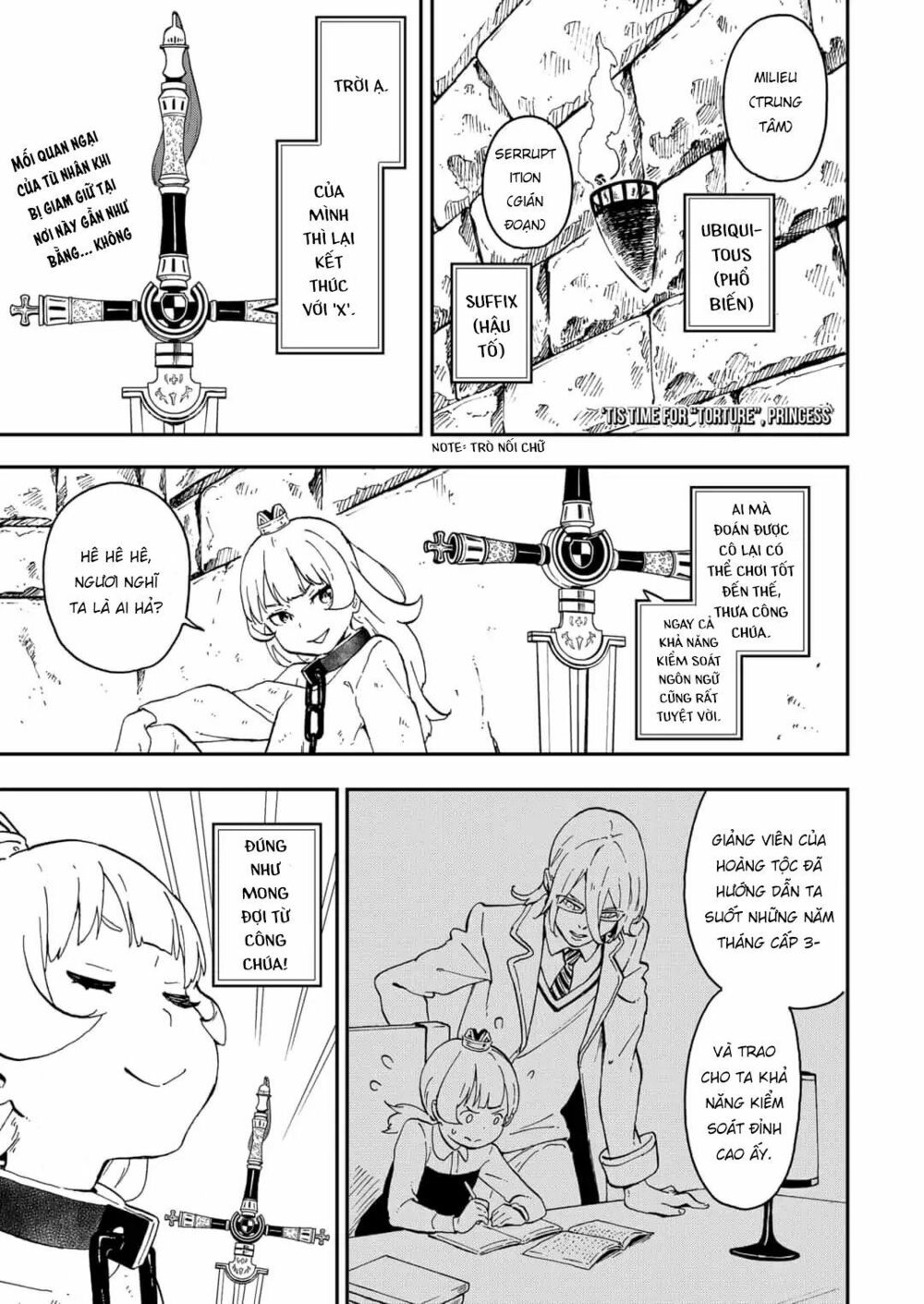 đến giờ "thẩm vấn" rồi, thưa công chúa! chapter 18 1