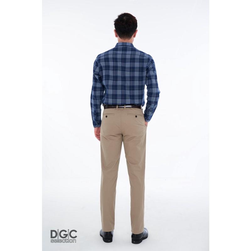 Áo so mi Nam dài tay kẻ caro DGC - SASDCB05M-S