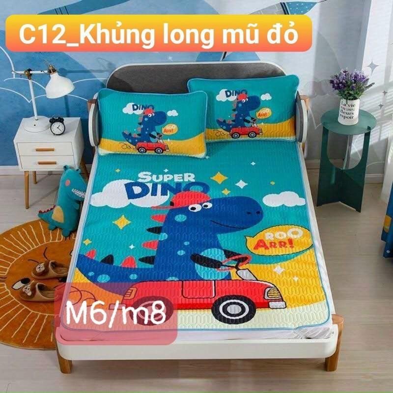 Chiếu Điều Hoà Tencel 6D Hàng Nhập Khẩu Cao Cấp 3 Món Mẫu Bé Trai Và Bé Gái