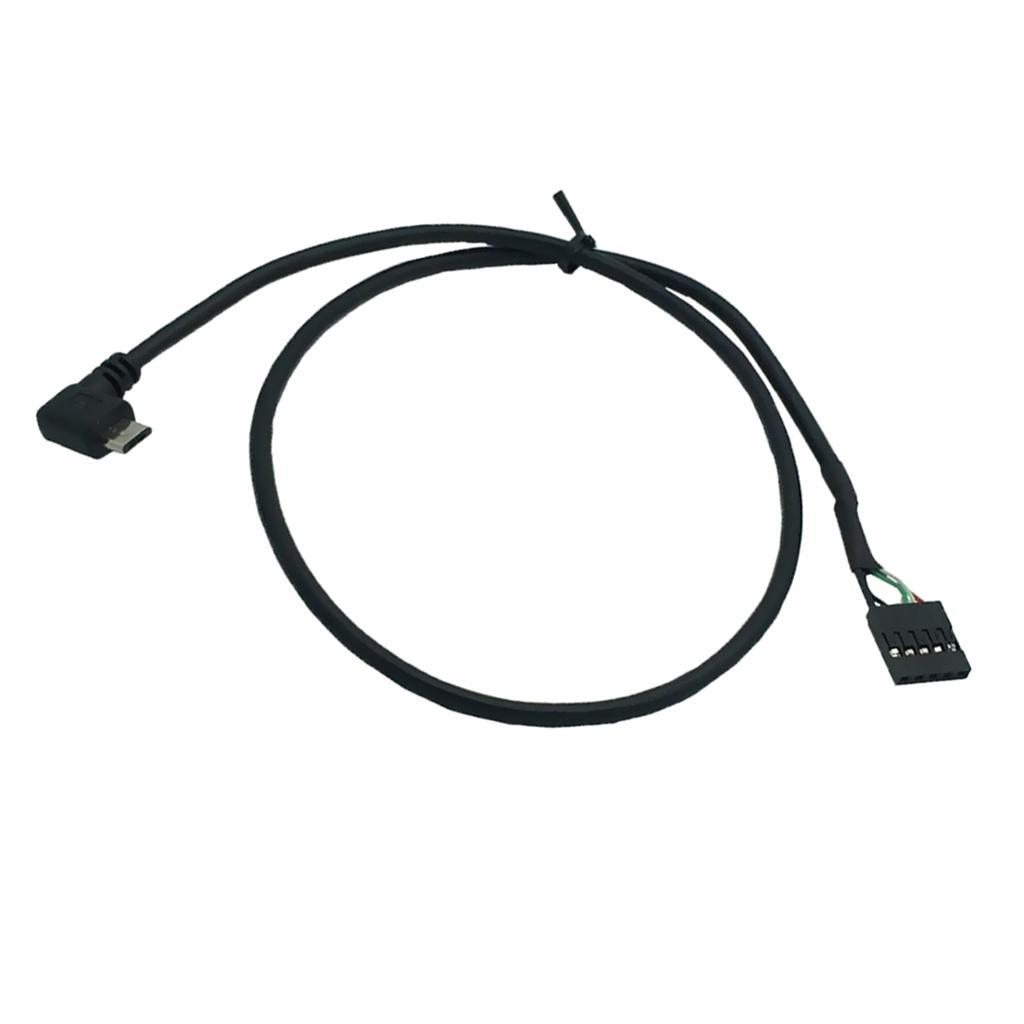 Micro USB Male to Female Motherboard Header Cable Adapter Interconnects