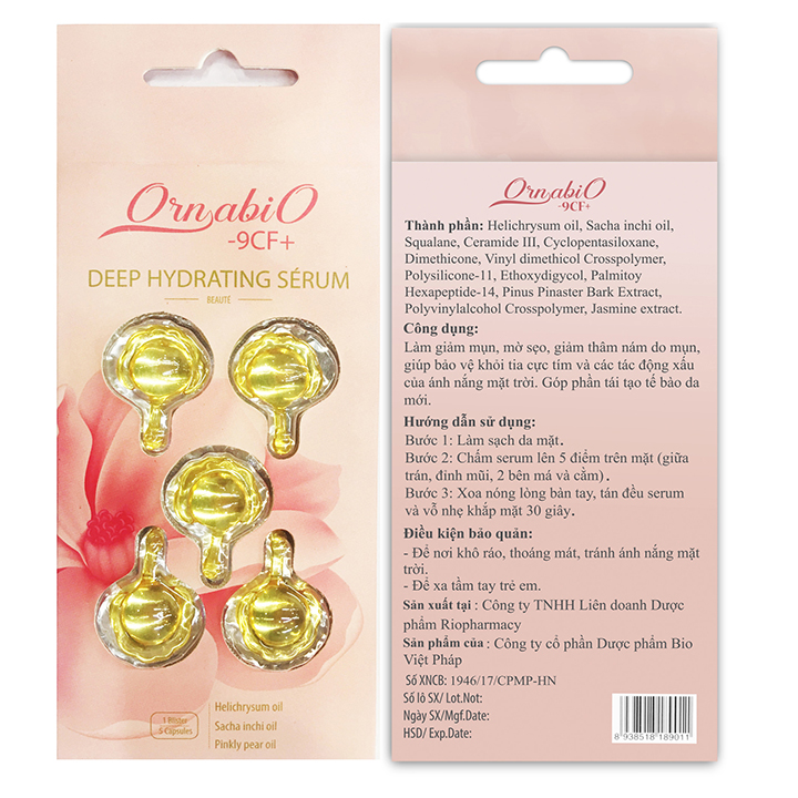 Serum Dưỡng Da Căng Bóng Mờ Thâm Nám Và Tái Tạo Da ORNABIO