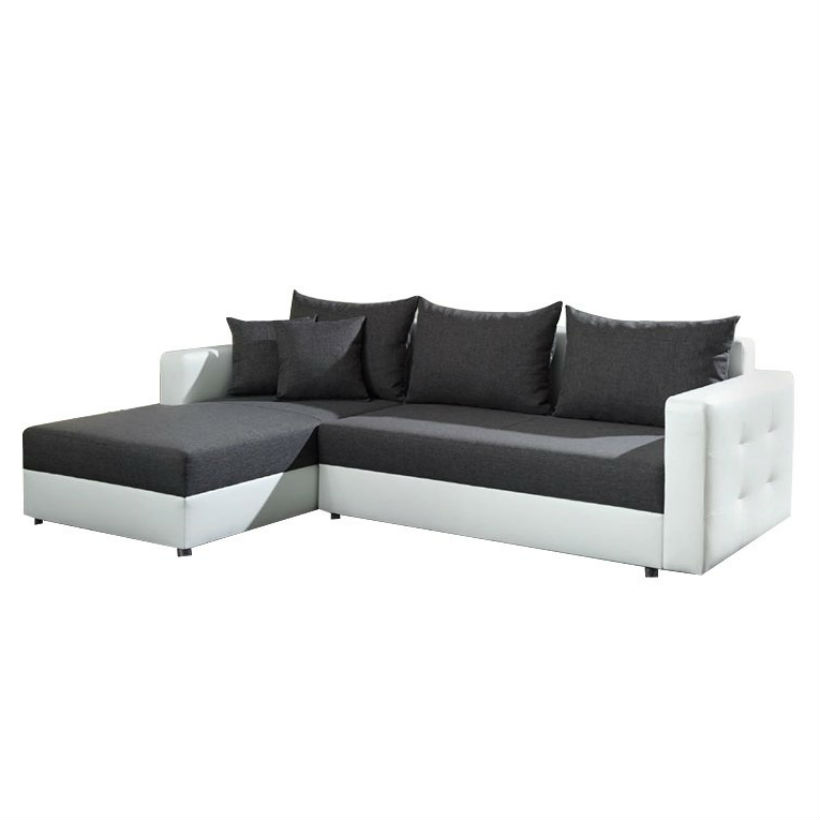 Sofa Nỉ L-Concept Juno Sofa - Xám Trắng