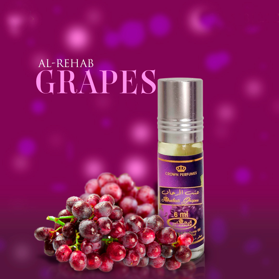 Tinh dầu nước hoa Dubai_ Alrehab Grapes_ UNISEX (Hàng chính hãng)