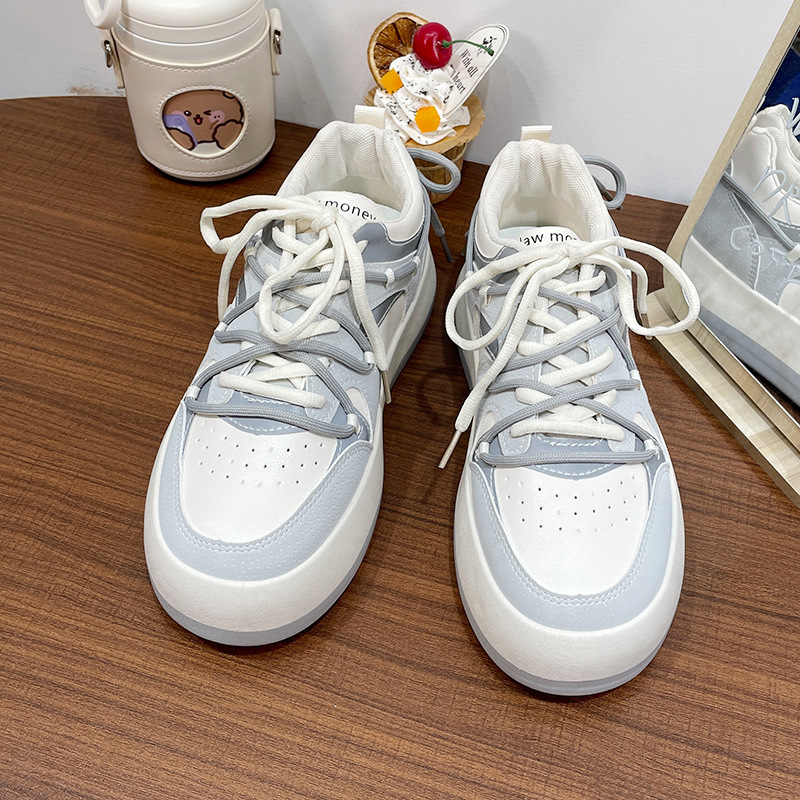 Giày thể thao nữ cổ thấp chất liệu da mềm mại, phong cách dễ thương – GNU1022