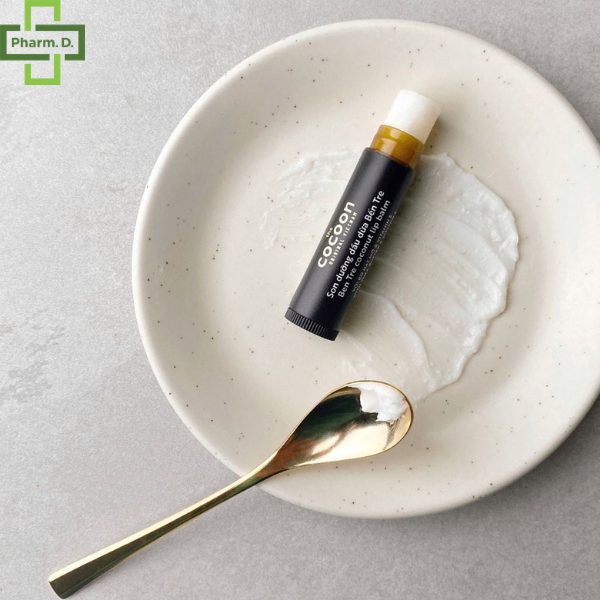 Son Dưỡng Môi Dầu Dừa Cocoon 5g – Dưỡng Ẩm Môi Khô, Giảm Nứt Nẻ, Phục Hồi Môi Thâm – Son Dưỡng Thiên Nhiên Thuần Chay