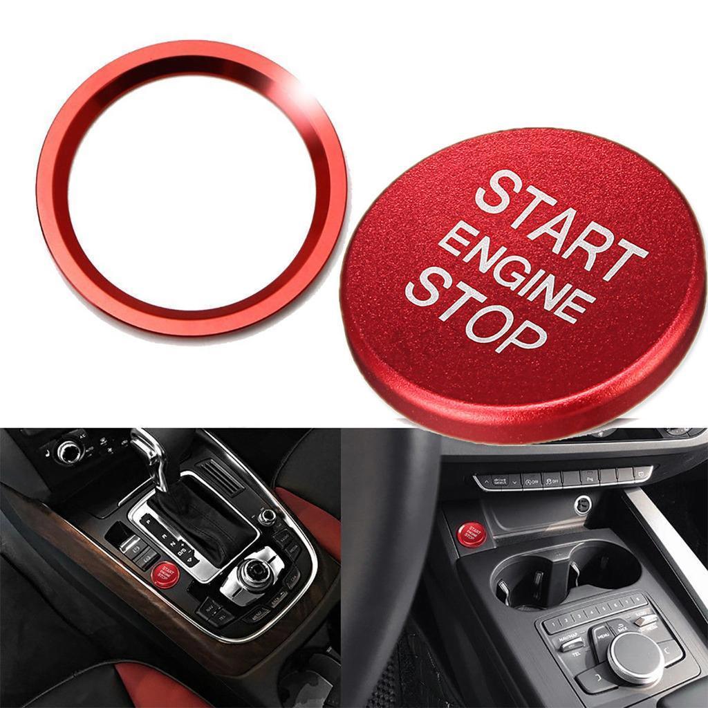 3 Pack Engine Start Stop Button Cover  Trim Anodized for