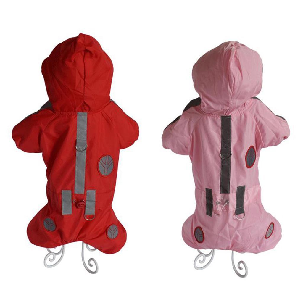 Waterproof Reflective Dog Raincoat Pet Rain Poncho Dog Pet Rainwear