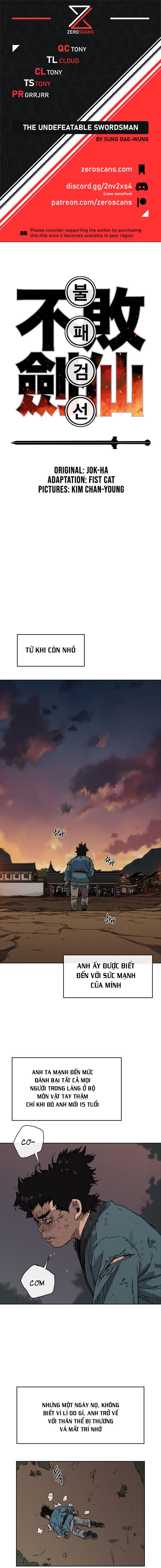 kiếm sĩ bất bại chapter 1 2