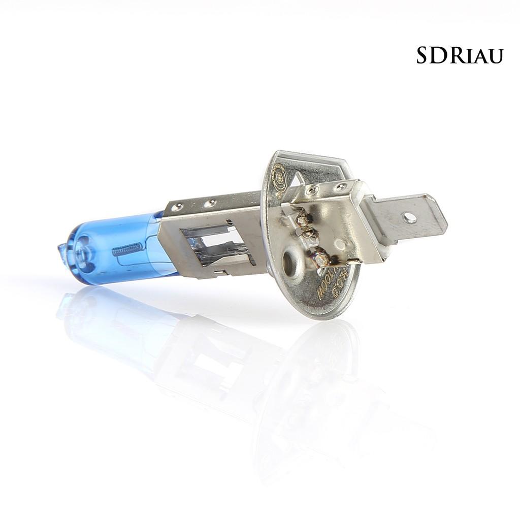 2 Bóng Đèn Halogen Siêu Sáng H1 12v 100w 6000k Cho Xe Hơi Xe Tải