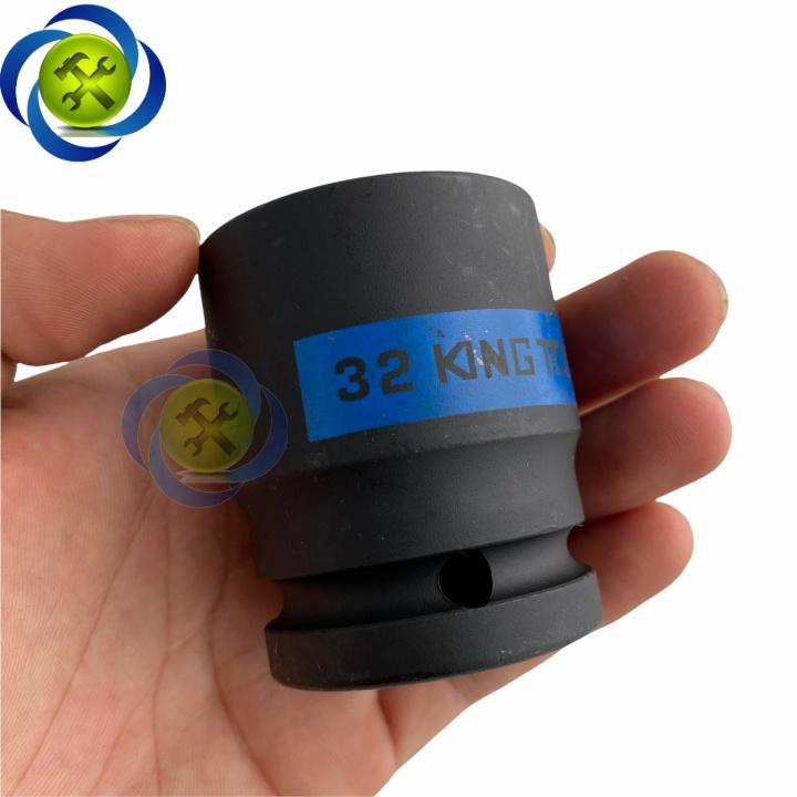 Tuýp 32mm 3/4 Kingtony 653532M loại ngắn 6 cạnh màu đen